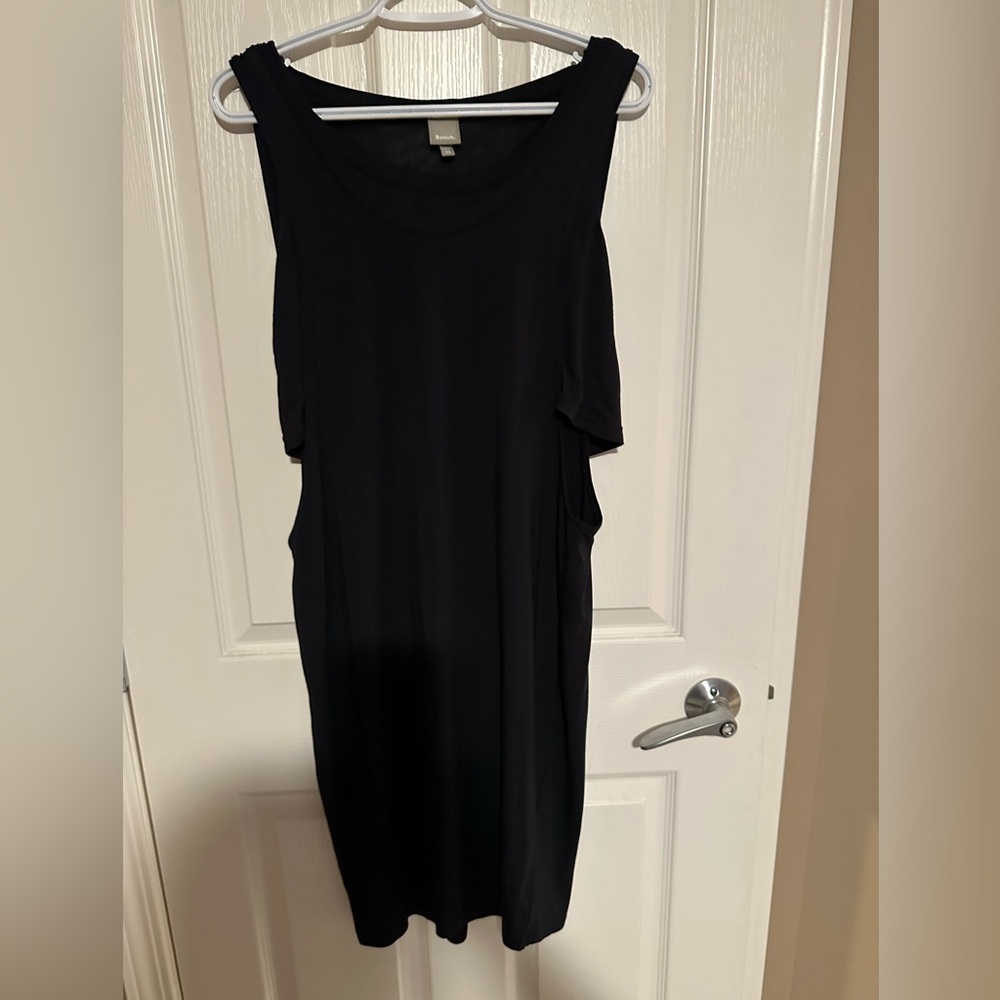 RARE Bench black dress WITH built in crop top